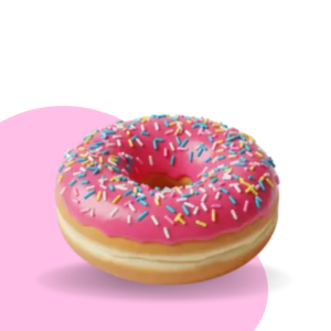 Pink donut